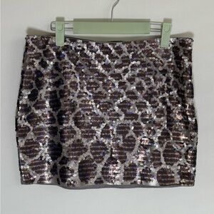 Express sequin mini skirt • Women’s size XS